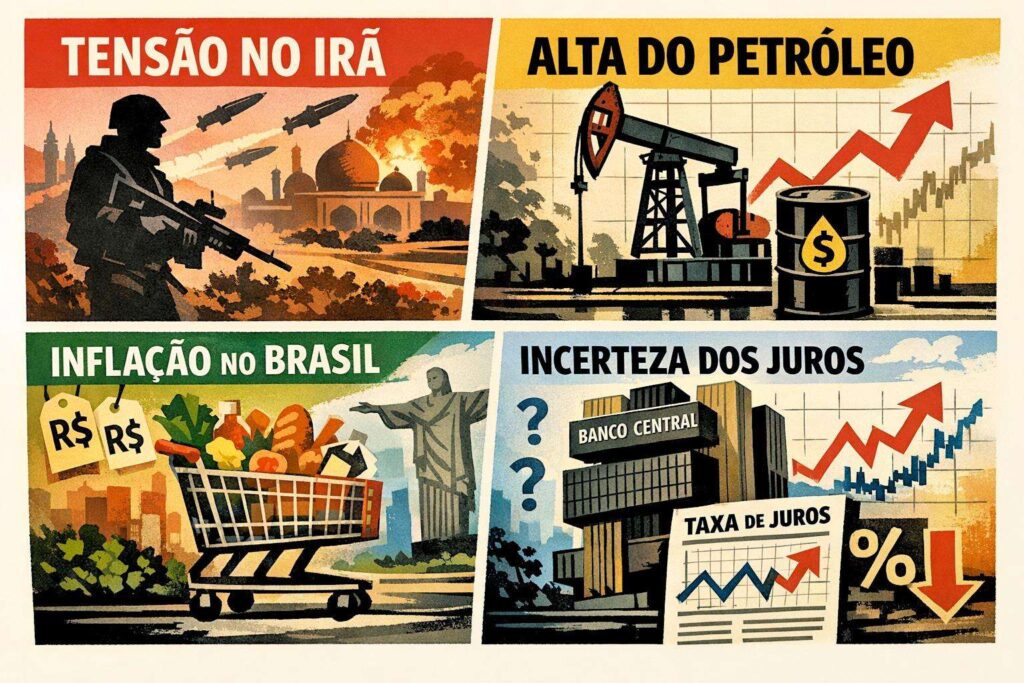 Guerra no Irã e inflação ameaçam queda da Selic pelo Copom